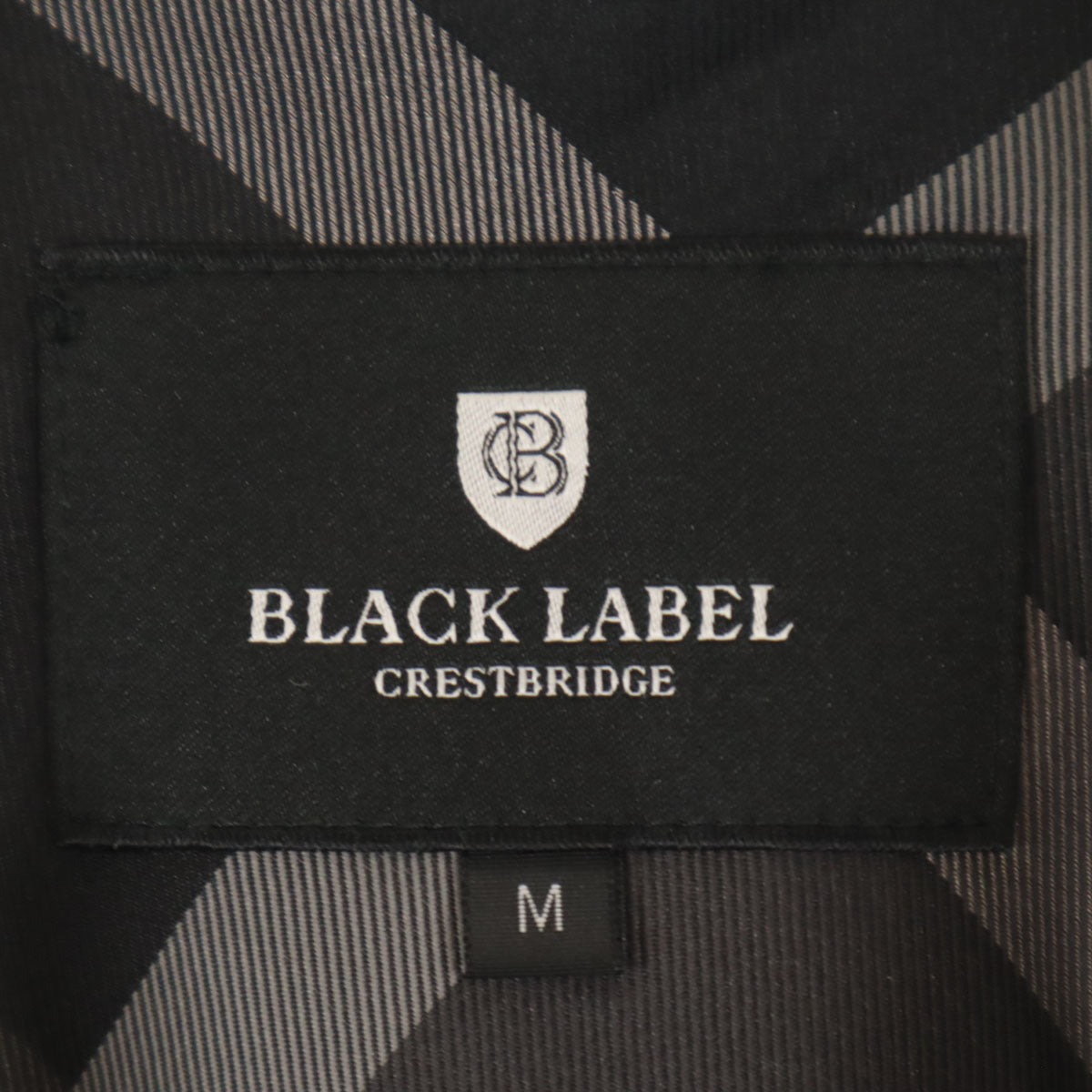 BLACK LABEL CRESTBRIDGE ブラックレーベルクレストブリッジ テーラードジャケット M チャコールグレー アンコン メンズ