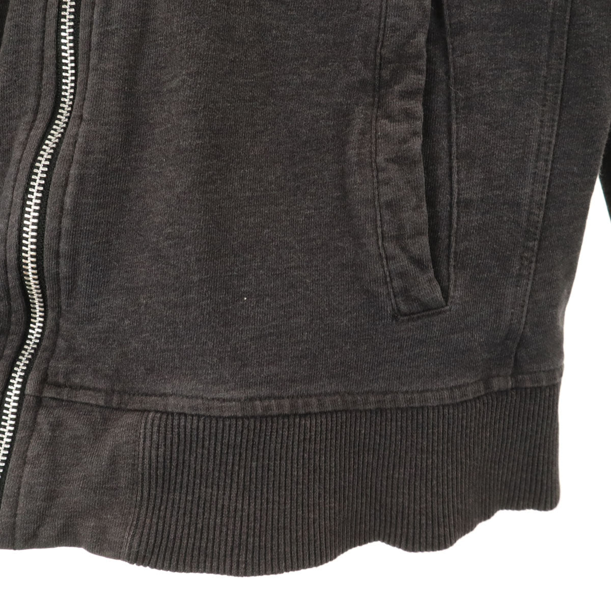 BURBERRY BLACK LABEL バーバリーブラックレーベル 長袖 ジップパーカー 3 グレー^ 三陽商会 メンズ