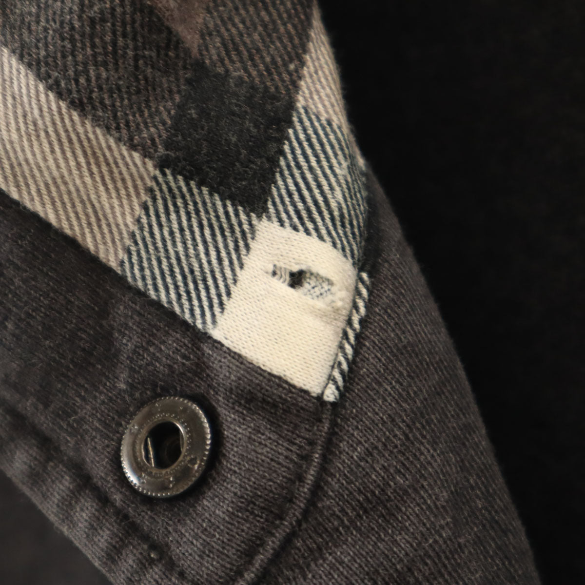 BURBERRY BLACK LABEL バーバリーブラックレーベル 長袖 ジップパーカー 3 グレー^ 三陽商会 メンズ