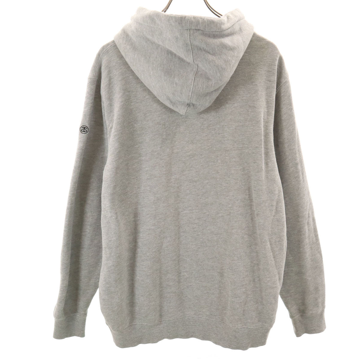 STUSSY ステューシー 長袖 スウェットパーカー M グレー^ メンズ