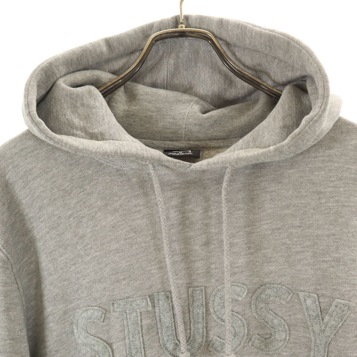 STUSSY ステューシー 長袖 スウェットパーカー M グレー^ メンズ