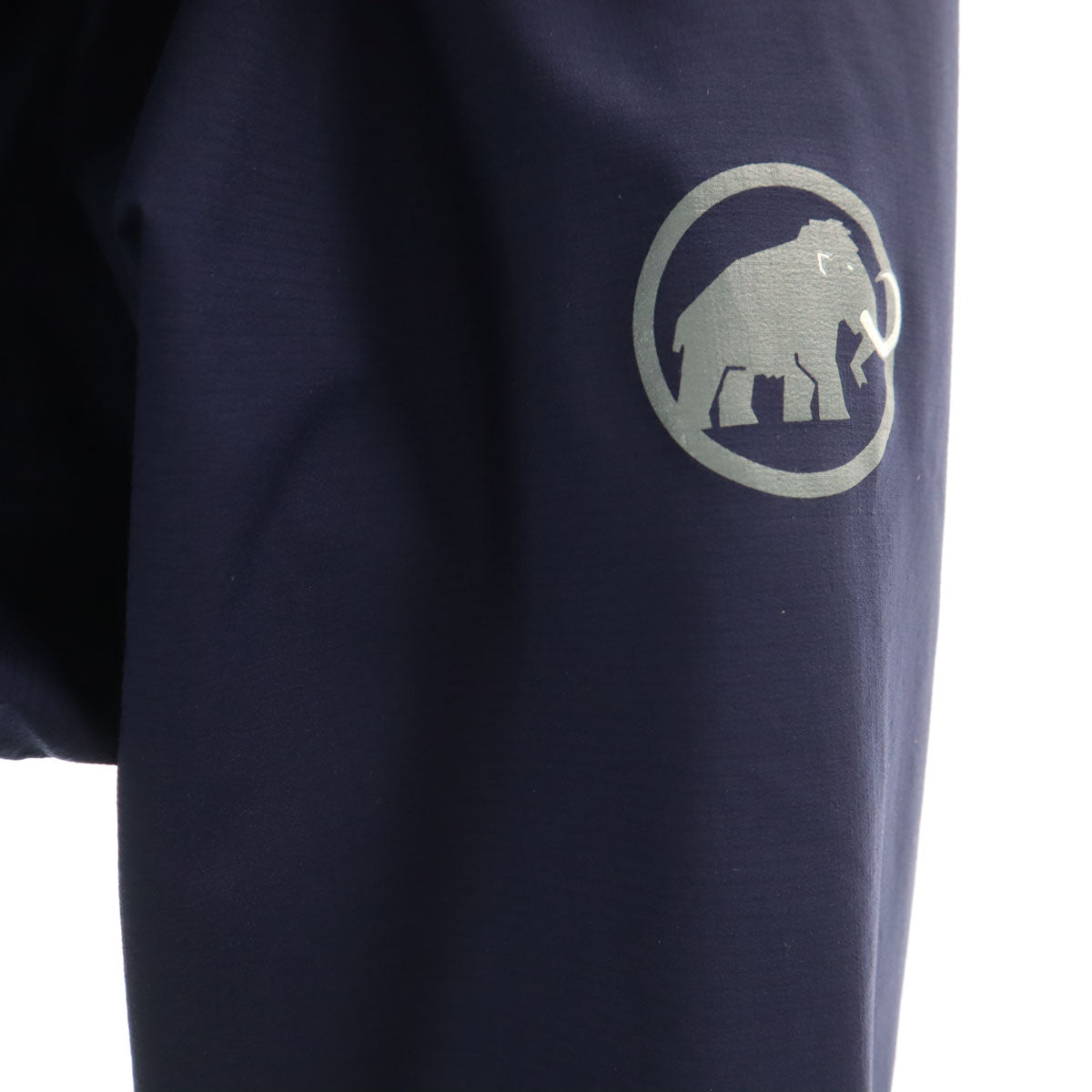 Mammut マムート ナイロンジャケット M ブルー アウトドア 収納袋付き レディース