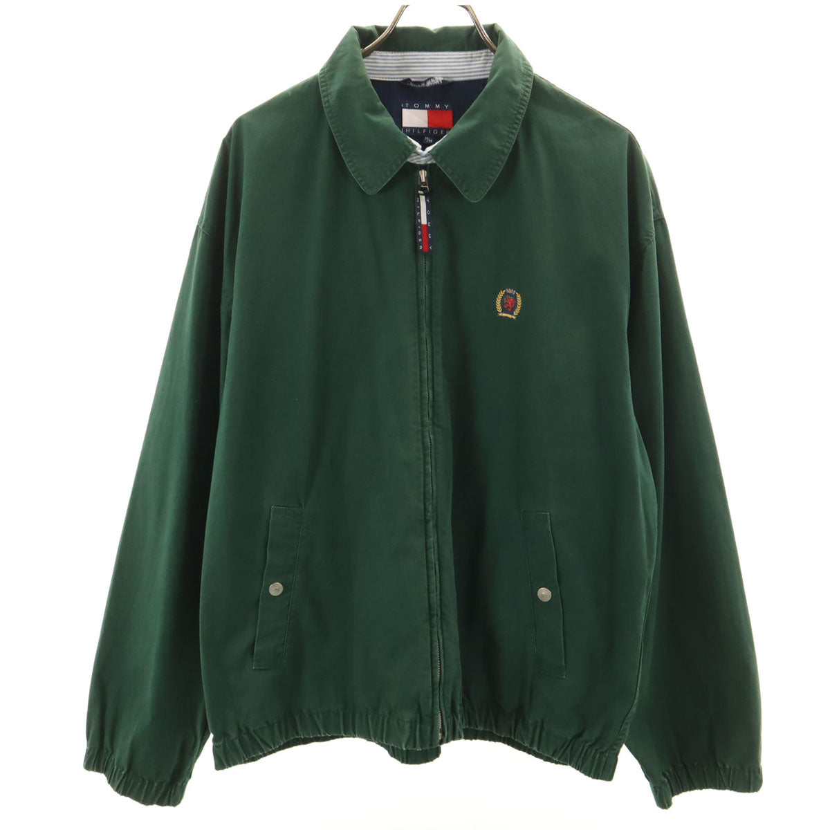 TOMMY HILFIGER トミーヒルフィガー 90s オールド フラッグタグ スウィングトップ M グリーン メンズ