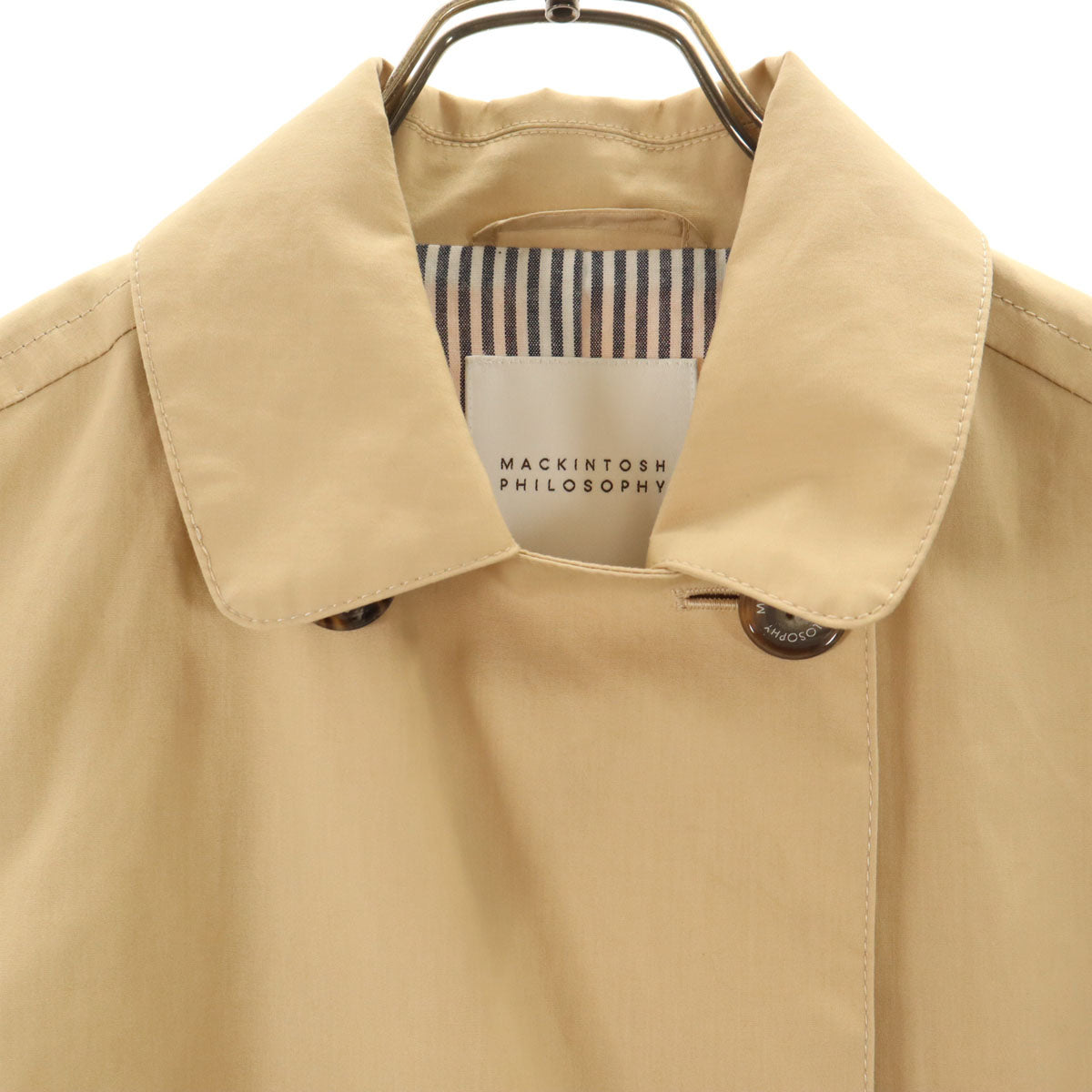 MACKINTOSH PHILOSOPHY マッキントッシュフィロソフィー 日本製 トレンチコート 40 ベージュ レディース