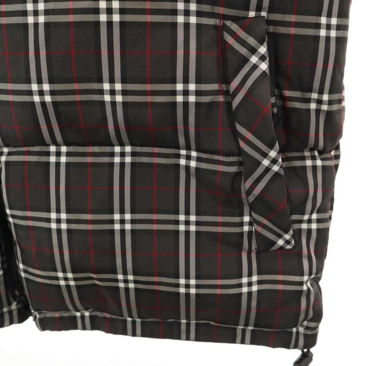 BURBERRY GOLF バーバリーゴルフ リバーシブル ダウンベスト L ブラック 三陽商会 メンズ