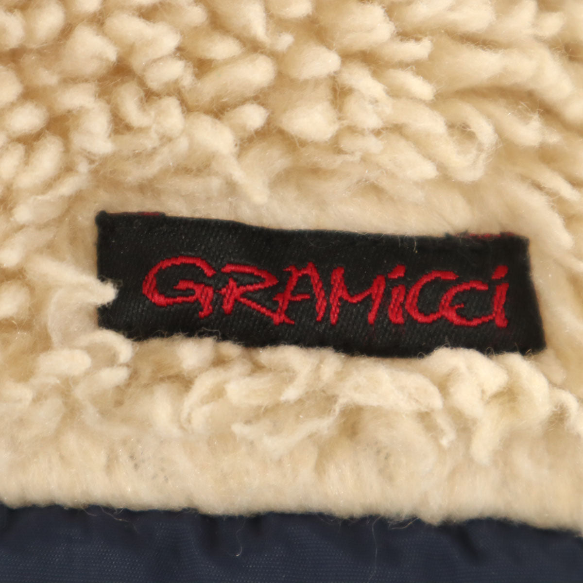 Gramicci グラミチ フリースジャケット M ベージュ アウトドア ボア メンズ