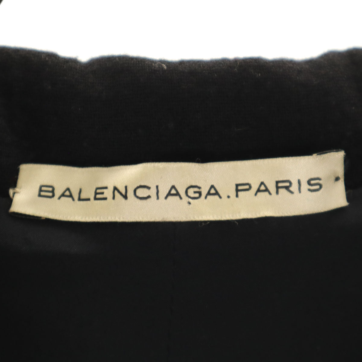 BALENCIAGA.PARIS バレンシアガ パリ イタリア製 ジャケット 36 ブラック レディース