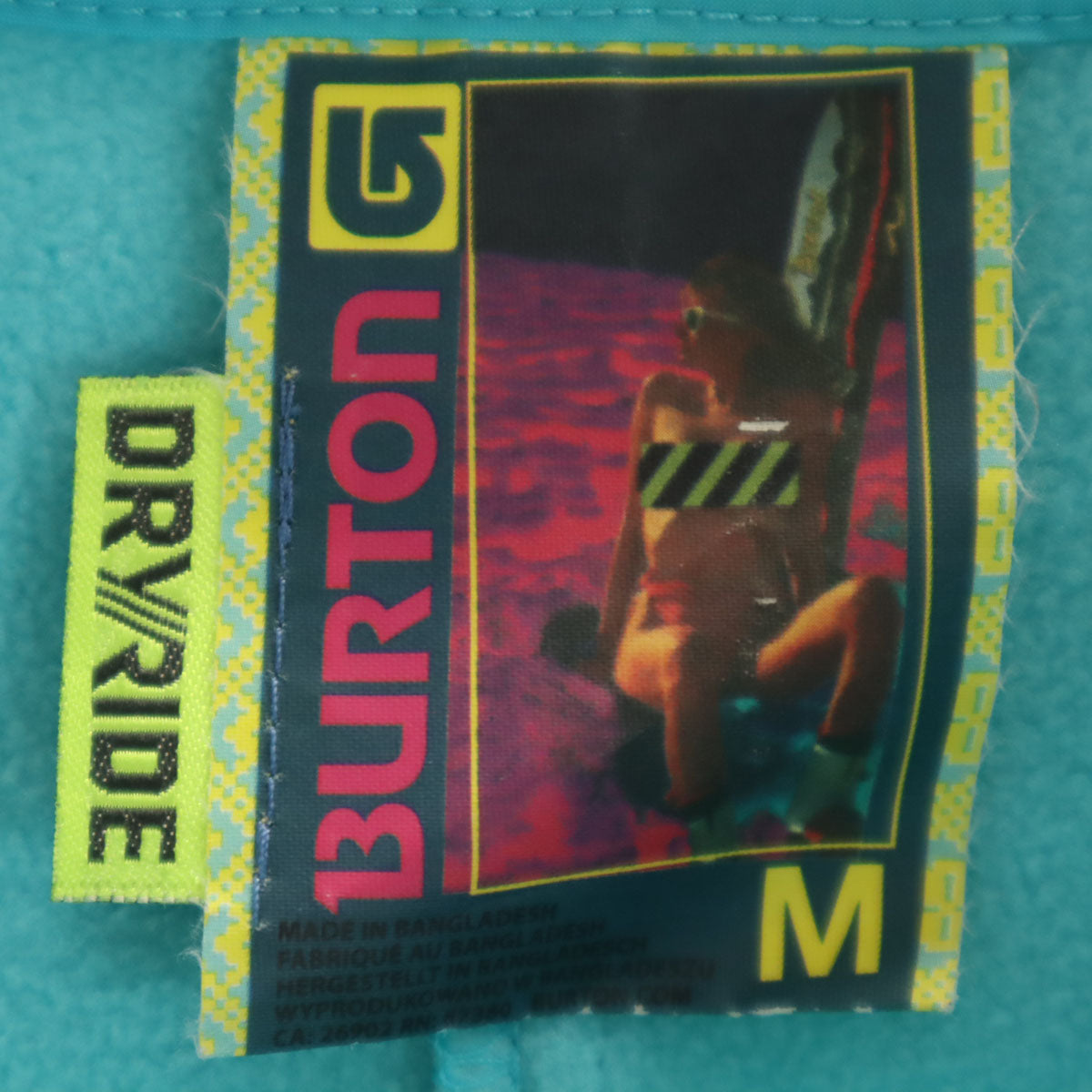 BURTON バートン ソフトシェル ジャケット M 水色 メンズ