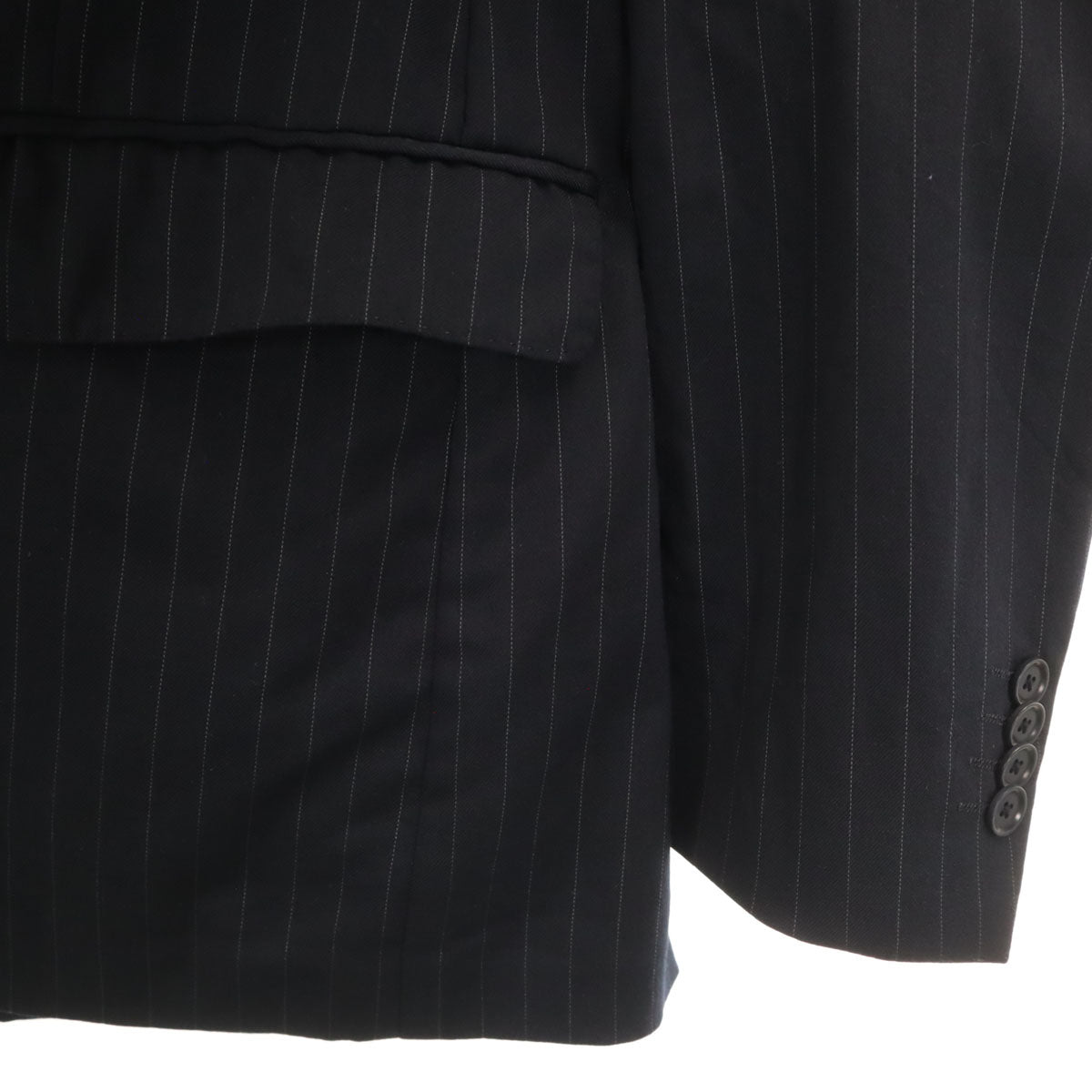 green label relaxing グリーンレーベルリラクシング ストライプ柄 スーツ 上下 セットアップ 50 ネイビー メンズ
