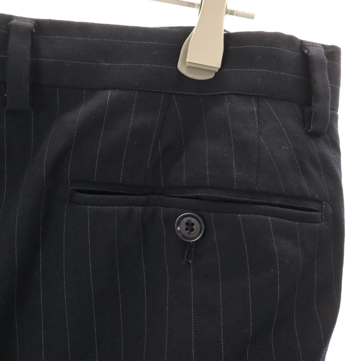 green label relaxing グリーンレーベルリラクシング ストライプ柄 スーツ 上下 セットアップ 50 ネイビー メンズ
