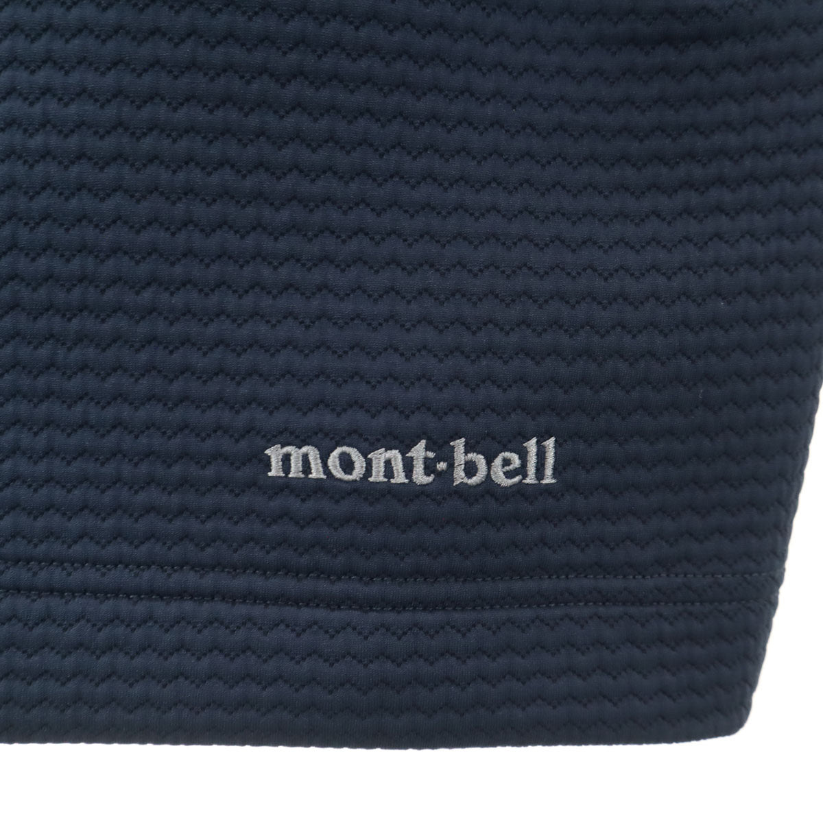 美品 mont-bell モンベル 長袖 リップル ニットカーディガン XL ネイビー アウトドア レディース