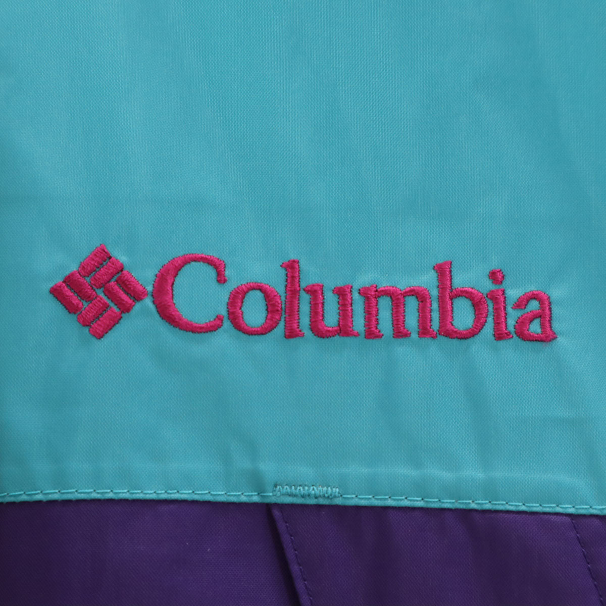 美品 Columbia コロンビア レインジャケット XS パープル系 アウトドア メンズ