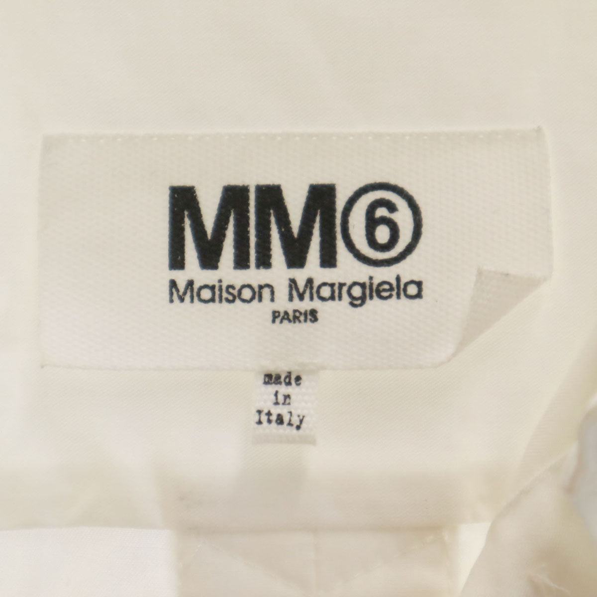MM6 Maison Margiela エムエムシックス メゾンマルジェラ イタリア製 長袖 シャツ 42 ホワイト レディース