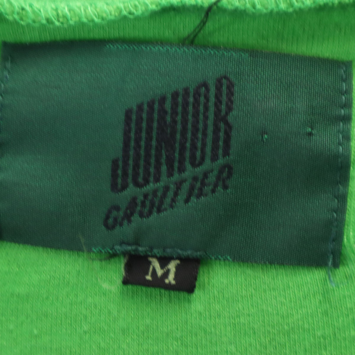 JUNIOR GAULTIER ジュニア ゴルチエ 長袖 Tシャツ M 黄緑 ロンT Jean Paul Gaultier キッズ