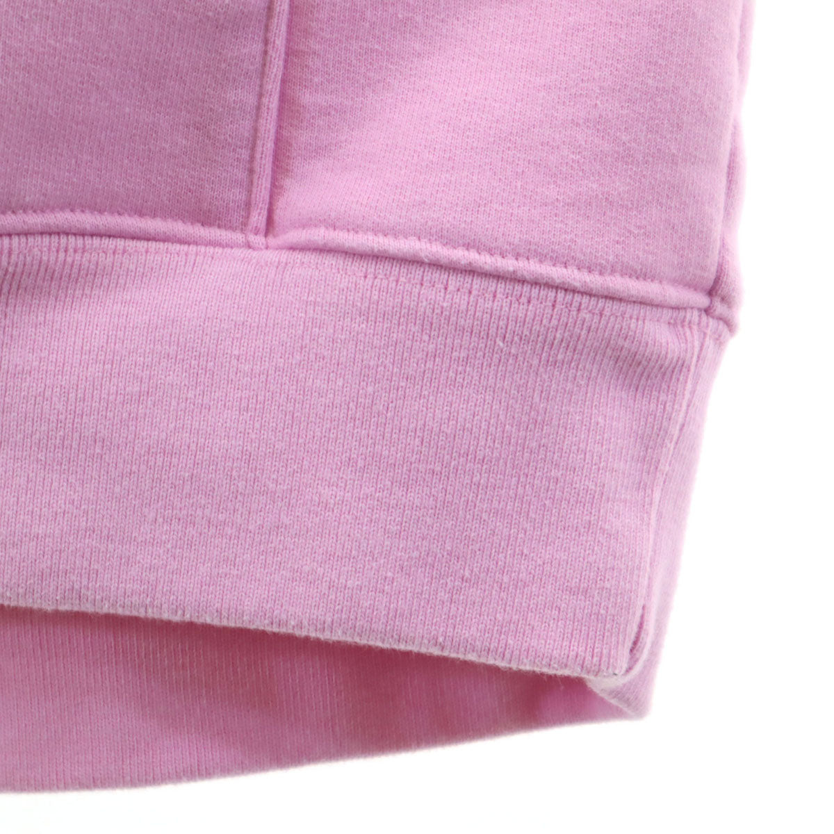 MAISON KITSUNE メゾンキツネ ポルトガル製 長袖 スウェットパーカー L ピンク 裏起毛 メンズ