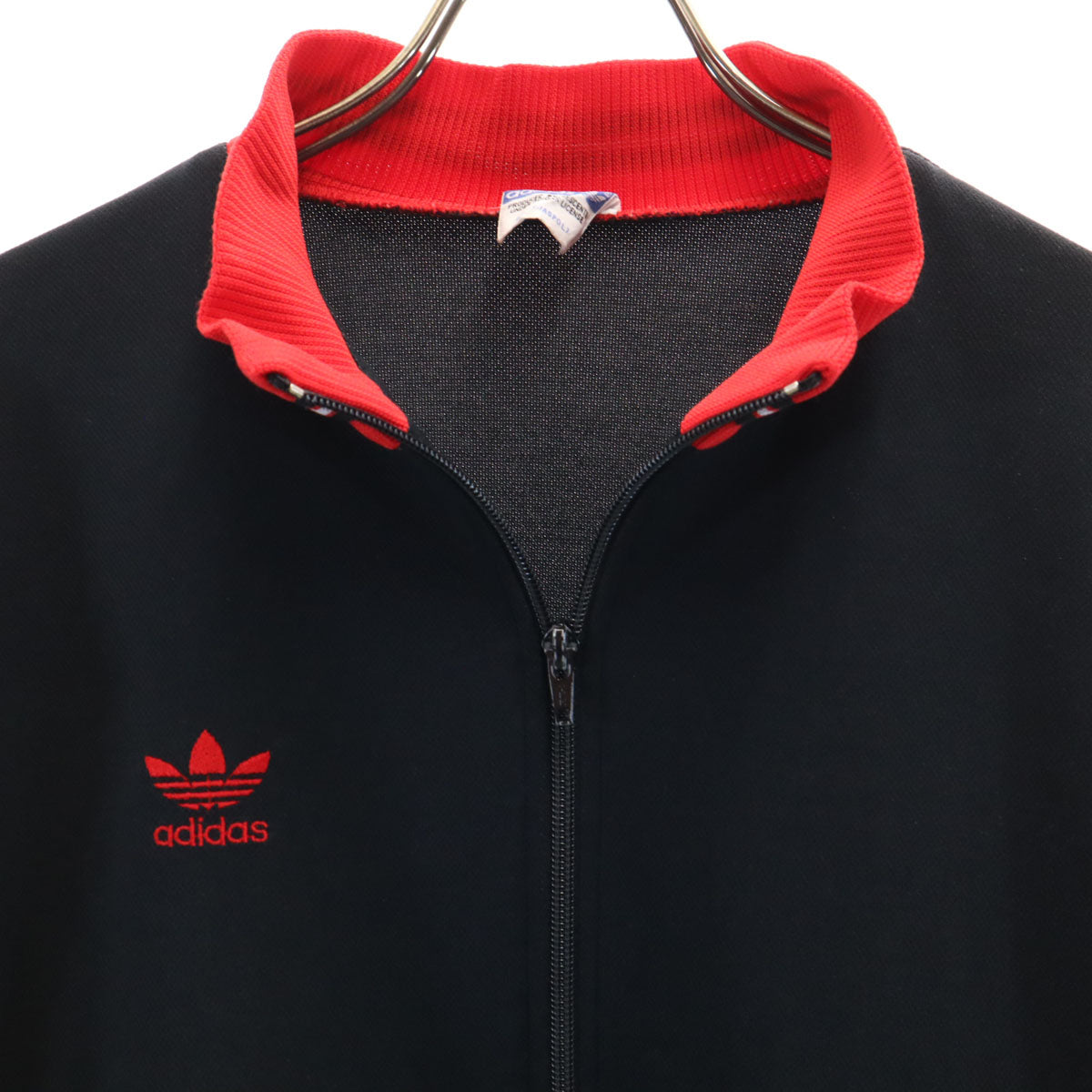 adidas アディダス 80s ヴィンテージ トラックジャケット L ブラック デサント ジャージ メンズ