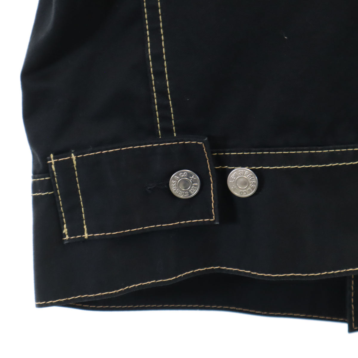 JUNYA WATANABE COMME des GARCONS MAN ジュンヤワタナベコムデギャルソンマン 2002年 Levi's リーバイス コラボ 日本製 トラッカー ジャケット L ブラック メンズ