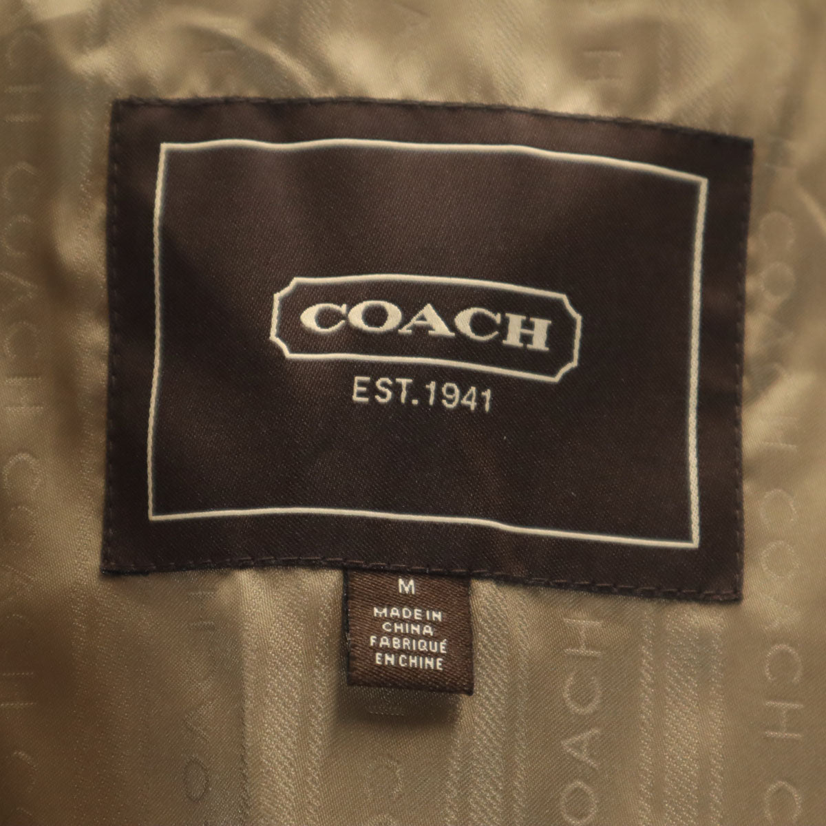 COACH コーチ ブルゾン M ベージュ ジャケット メンズ