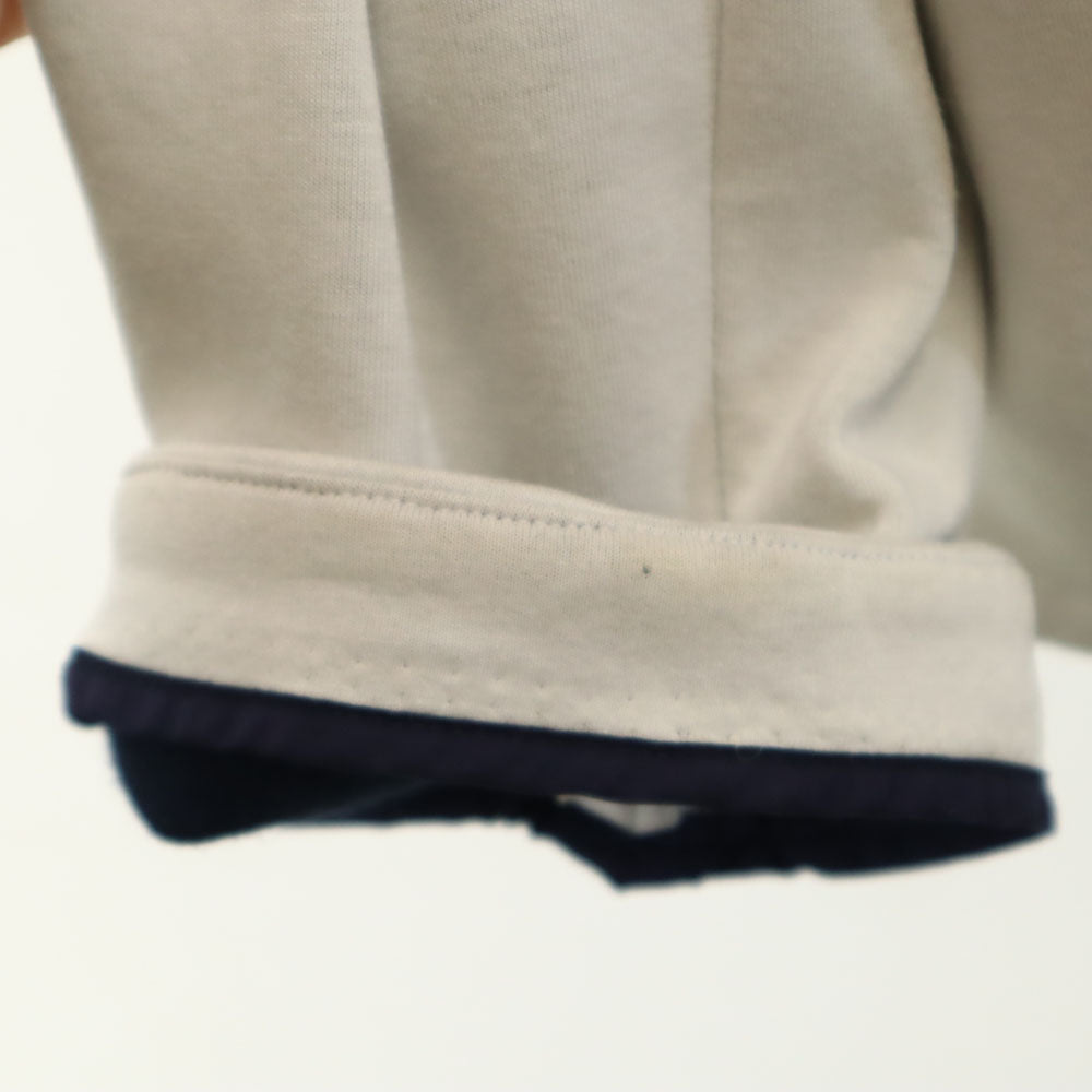 LIVIANA CONTI リビアナコンティ イタリア製 長袖 ジップパーカー M ライトグレー レディース