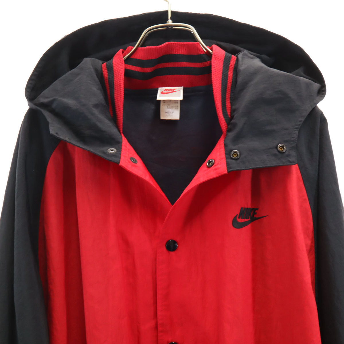 NIKE ナイキ 90s 00s オールド 銀タグ ナイロンジャケット L レッド メンズ