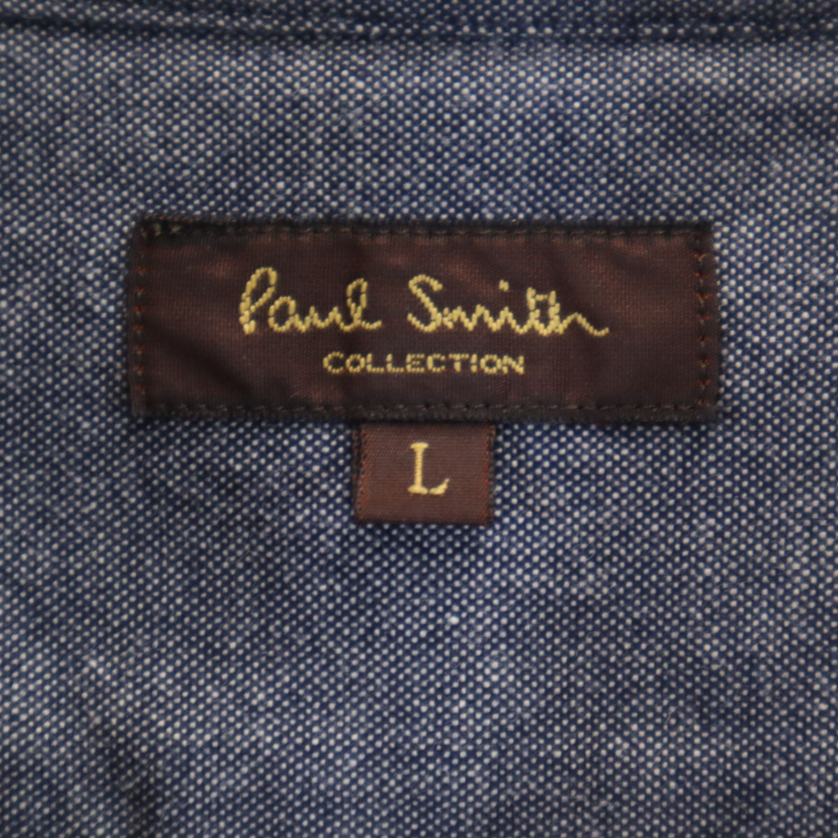 PAUL SMITH COLLECTION ポールスミスコレクション 日本製 長袖 シャツ L ネイビー メンズ