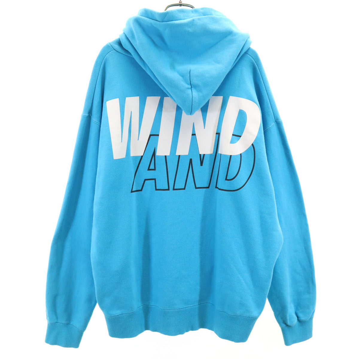 WIND AND SEA ウィンダンシー 長袖 スウェットパーカー XL 水色 メンズ