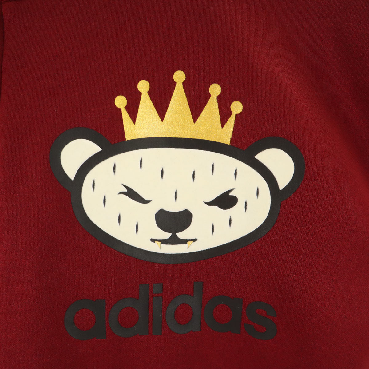adidas Originals アディダスオリジナルス 25周年 NIGO ニゴー コラボ 長袖 ジップパーカー L ボルドー 裏起毛 メンズ