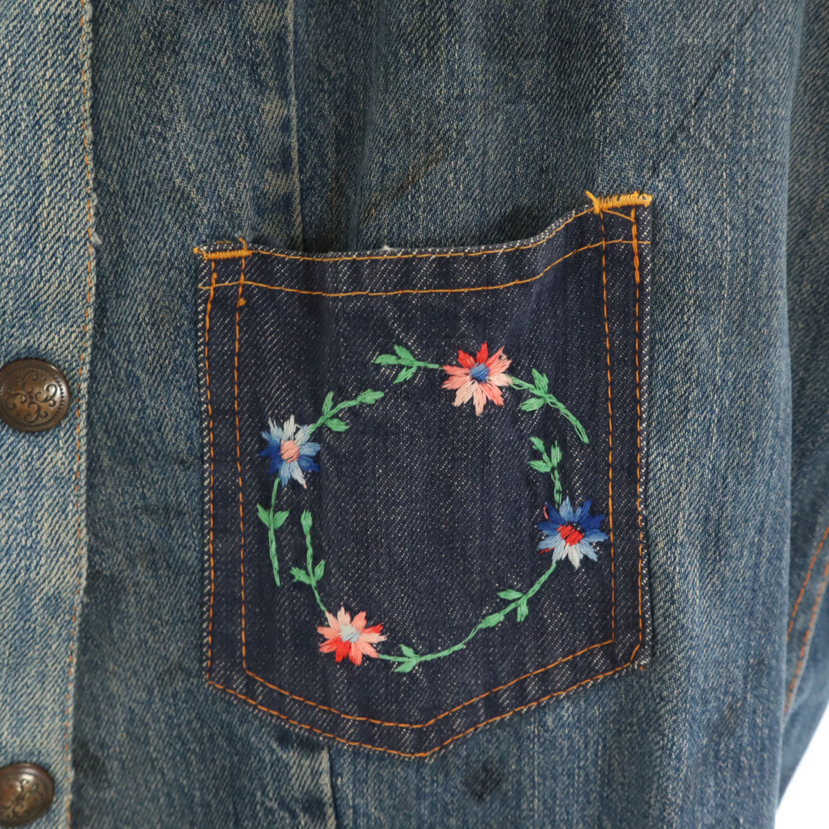 Mr.Denim 70s ヴィンテージ デニムジャケット ブルー ジージャン メンズ