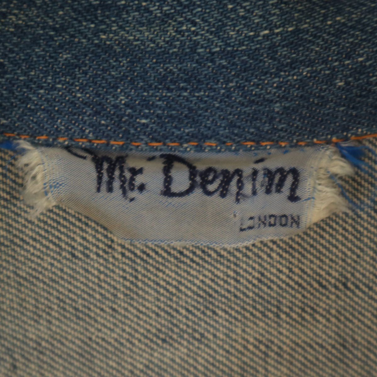 Mr.Denim 70s ヴィンテージ デニムジャケット ブルー ジージャン メンズ