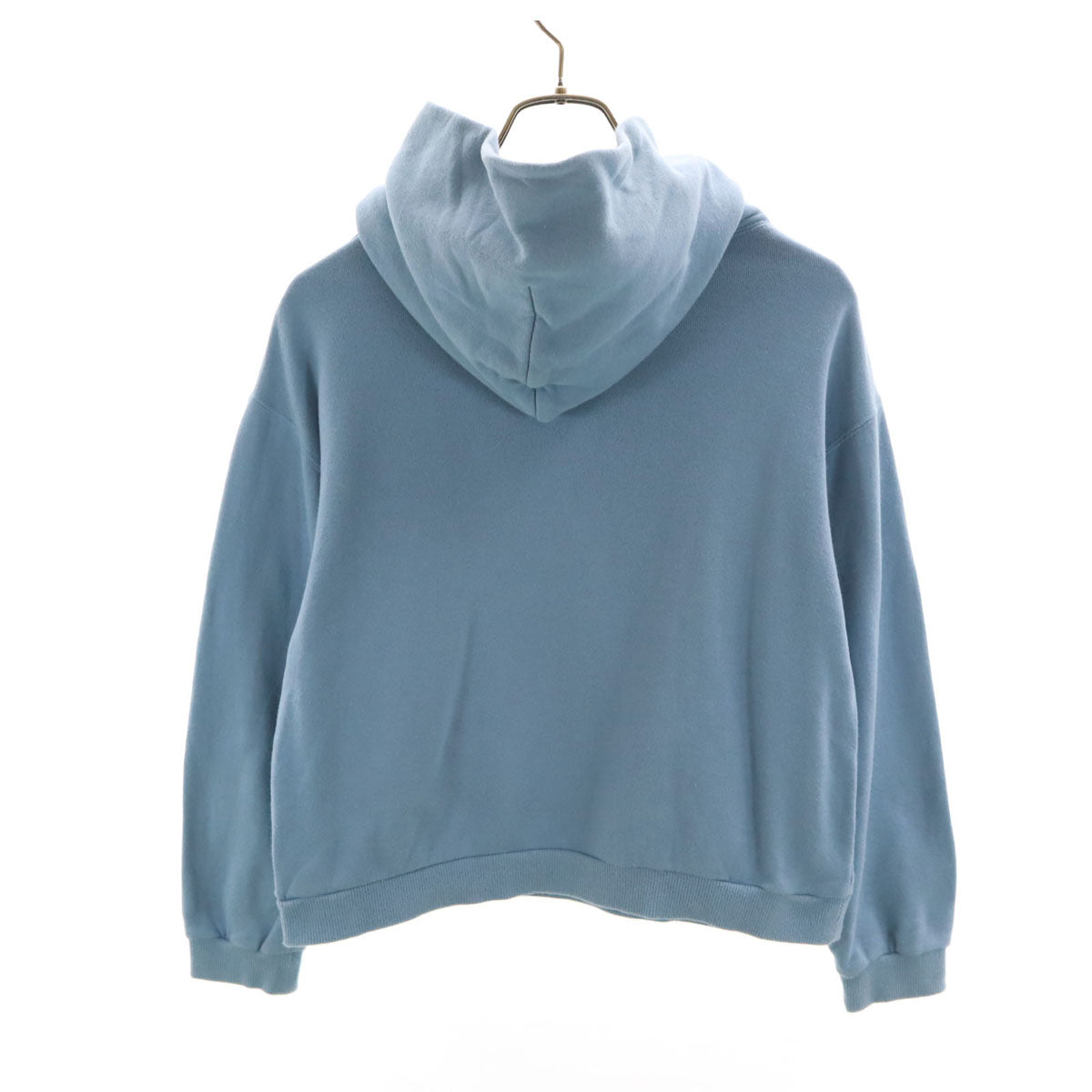STUSSY ステューシー 長袖 スウェットパーカー M ライトブルー レディース