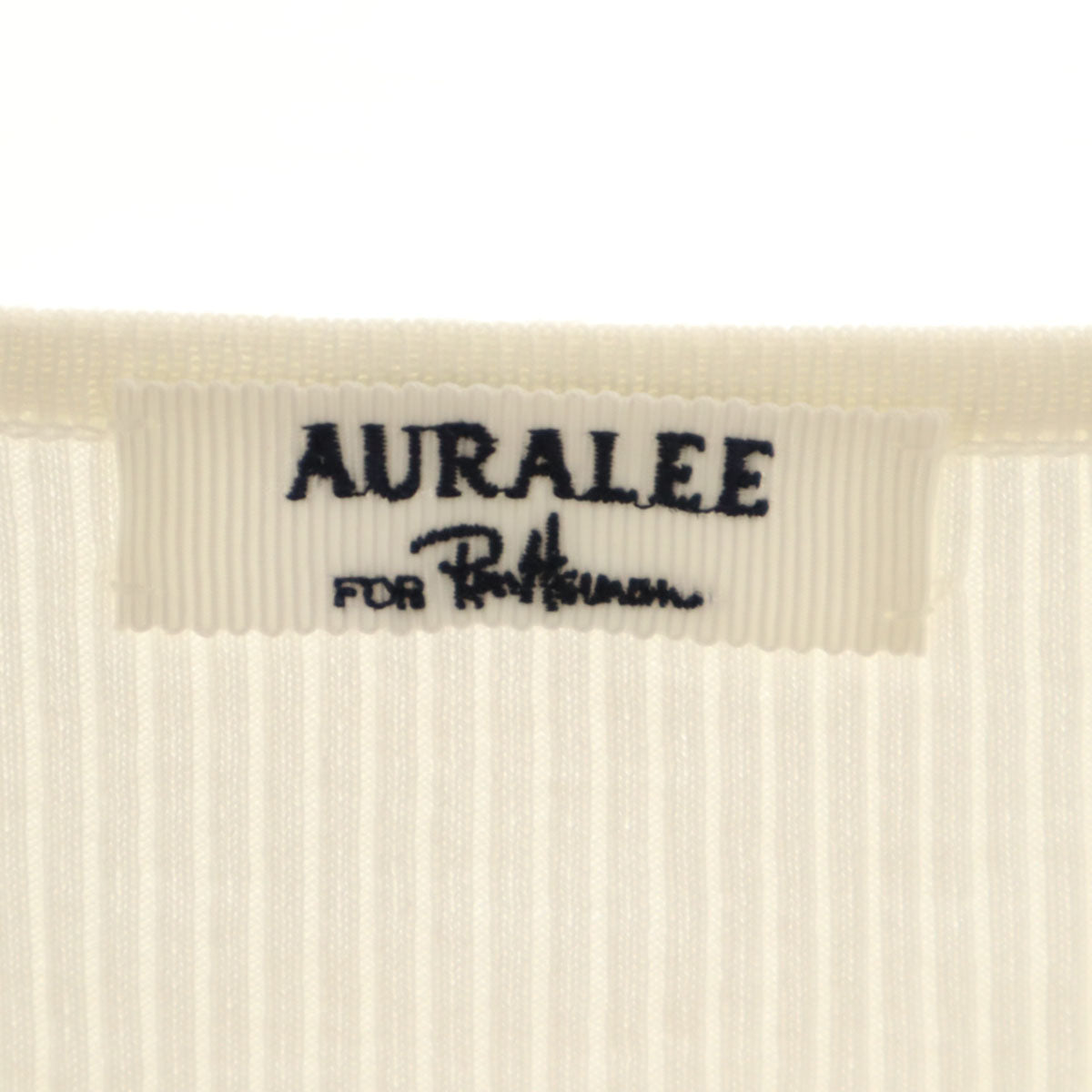 AURALEE オーラリー 日本製 長袖 ニット 1 ホワイト セーター レディース