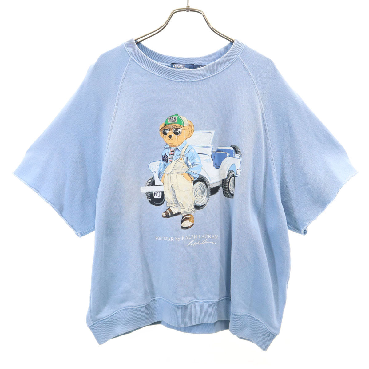 Polo by Ralph Lauren ポロバイラルフローレン ポロベア 半袖 スウェット L ブルー系 キッズ