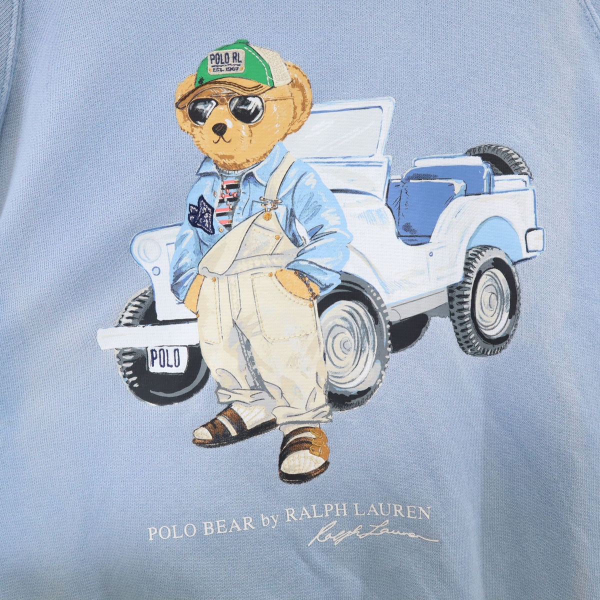 Polo by Ralph Lauren ポロバイラルフローレン ポロベア 半袖 スウェット L ブルー系 キッズ