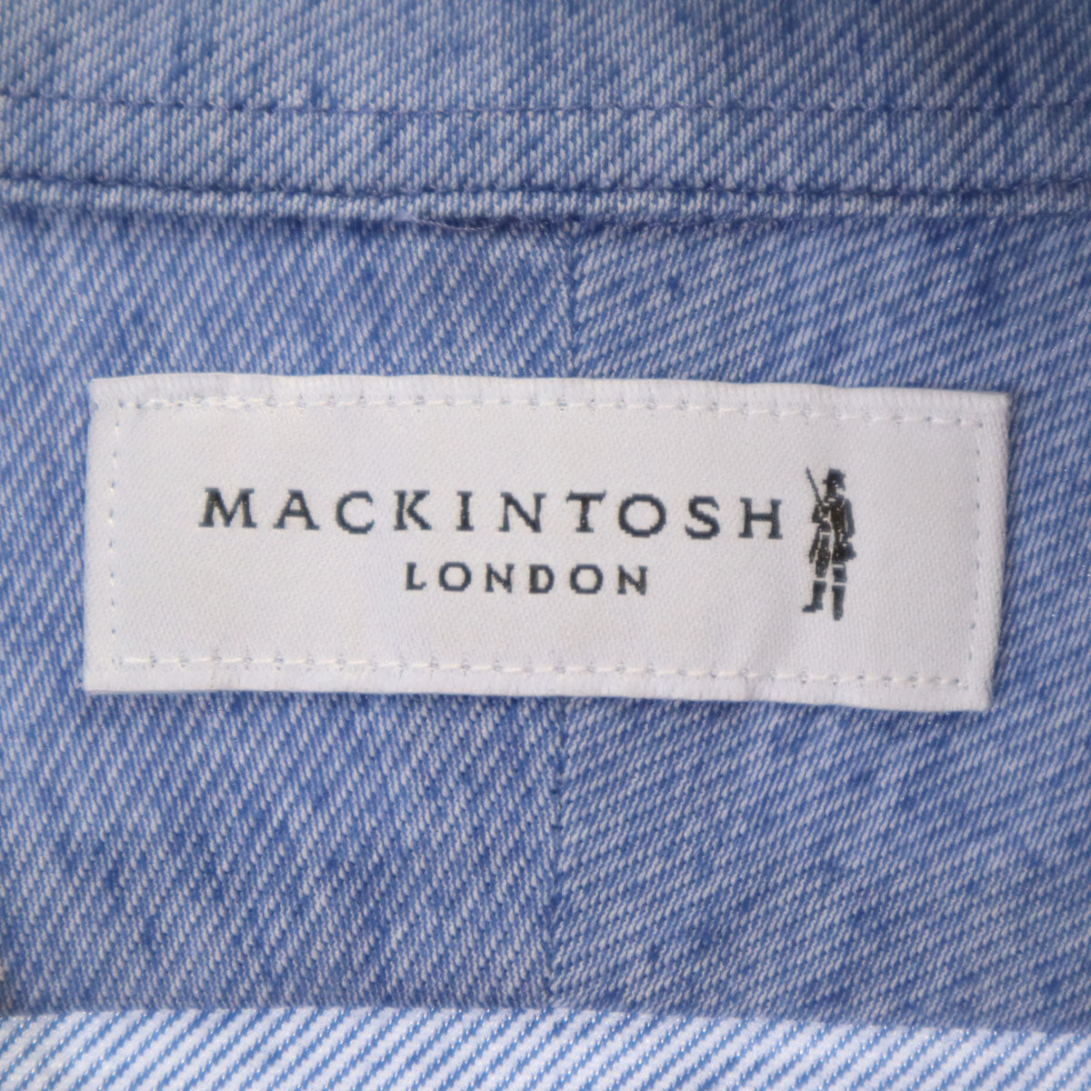 MACKINTOSH LONDON マッキントッシュ ロンドン 長袖 ボタンダウンシャツ L ブルー系 メンズ