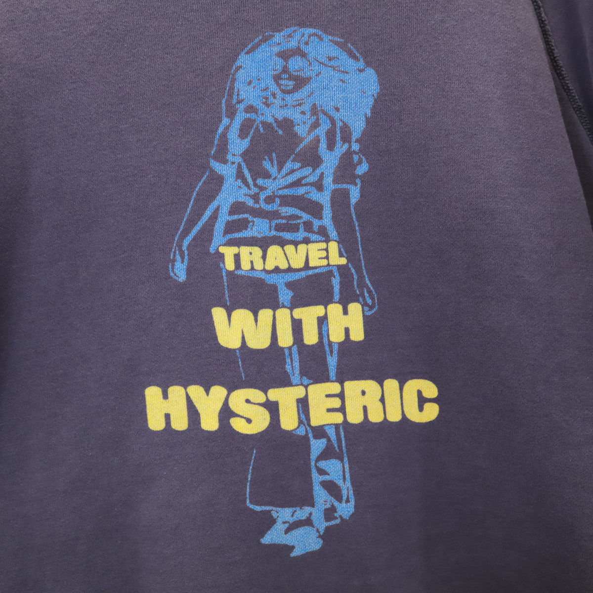 HYSTERIC ヒステリック 日本製 長袖 スウェット トレーナー FREE チャコールグレー レディース