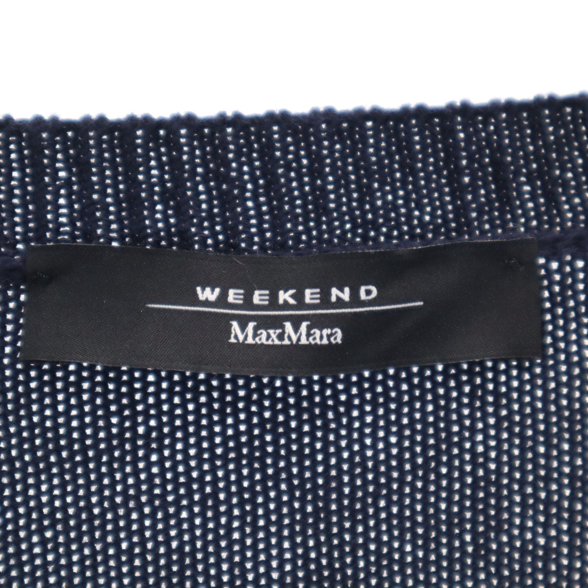 Max Mara WEEKEND LINE マックスマーラ ウィークエンド バード 長袖 ニット M ネイビー セーター 鳥 レディース
