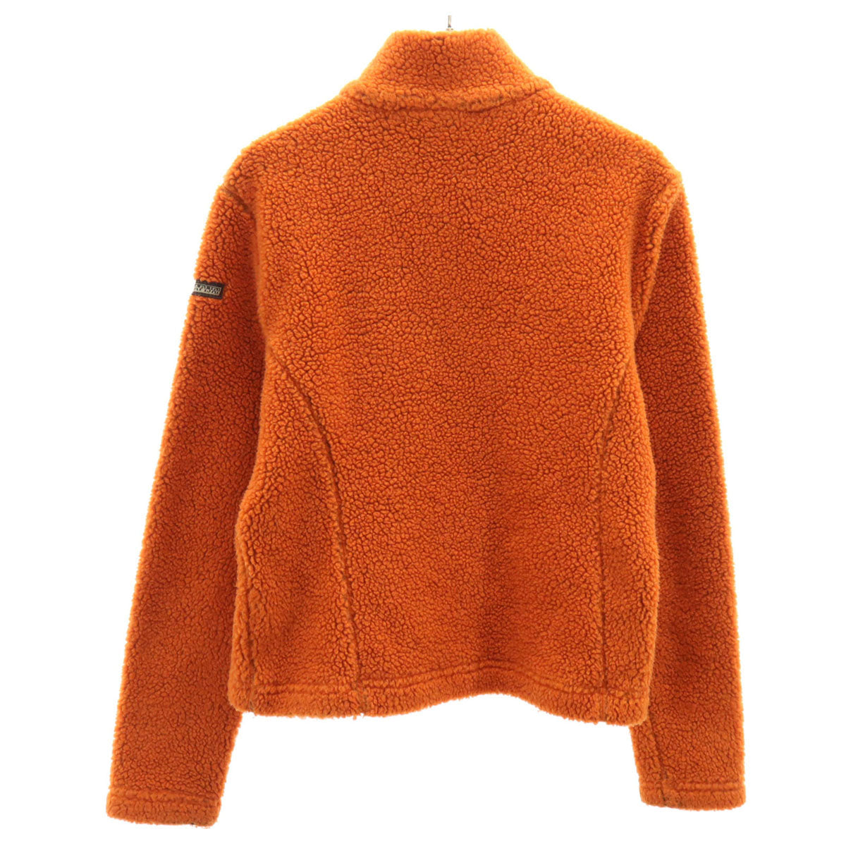 NAPAPIJRI ナパピリ ハーフジップ フリースジャケット M オレンジ プルオーバー ボア キッズ