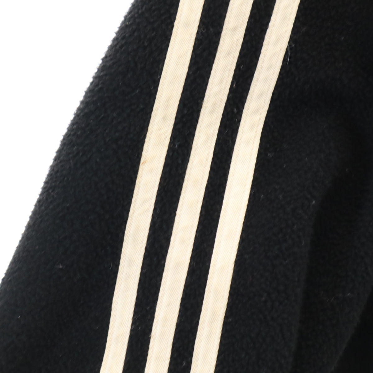 adidas アディダス 90s カナダ製 オールド トレフォイルロゴ フリースジャケット M ブラック メンズ