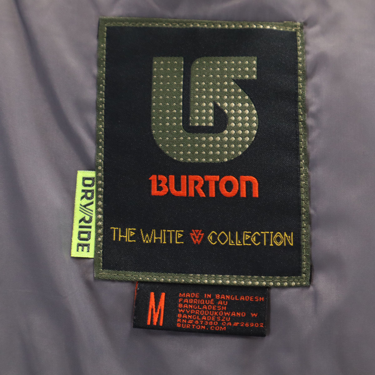 BURTON バートン スノーボード 中綿ジャケット M ブラック ウィンター メンズ