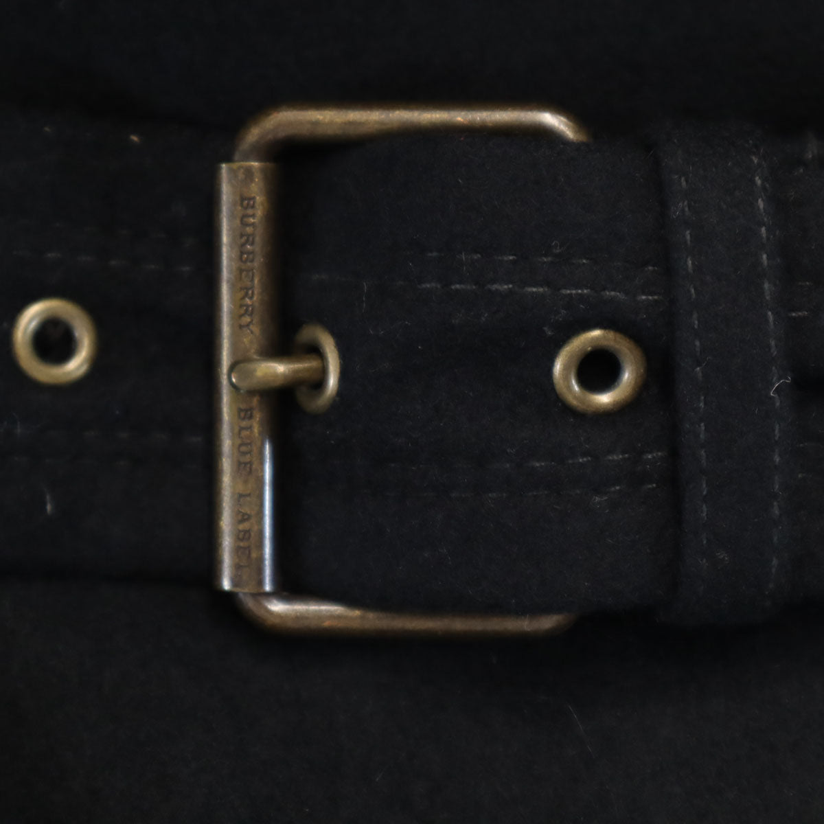 BURBERRY LONDON BLUE LABEL バーバリー ロンドン ブルーレーベル トレンチコート 40 ブラック レディース