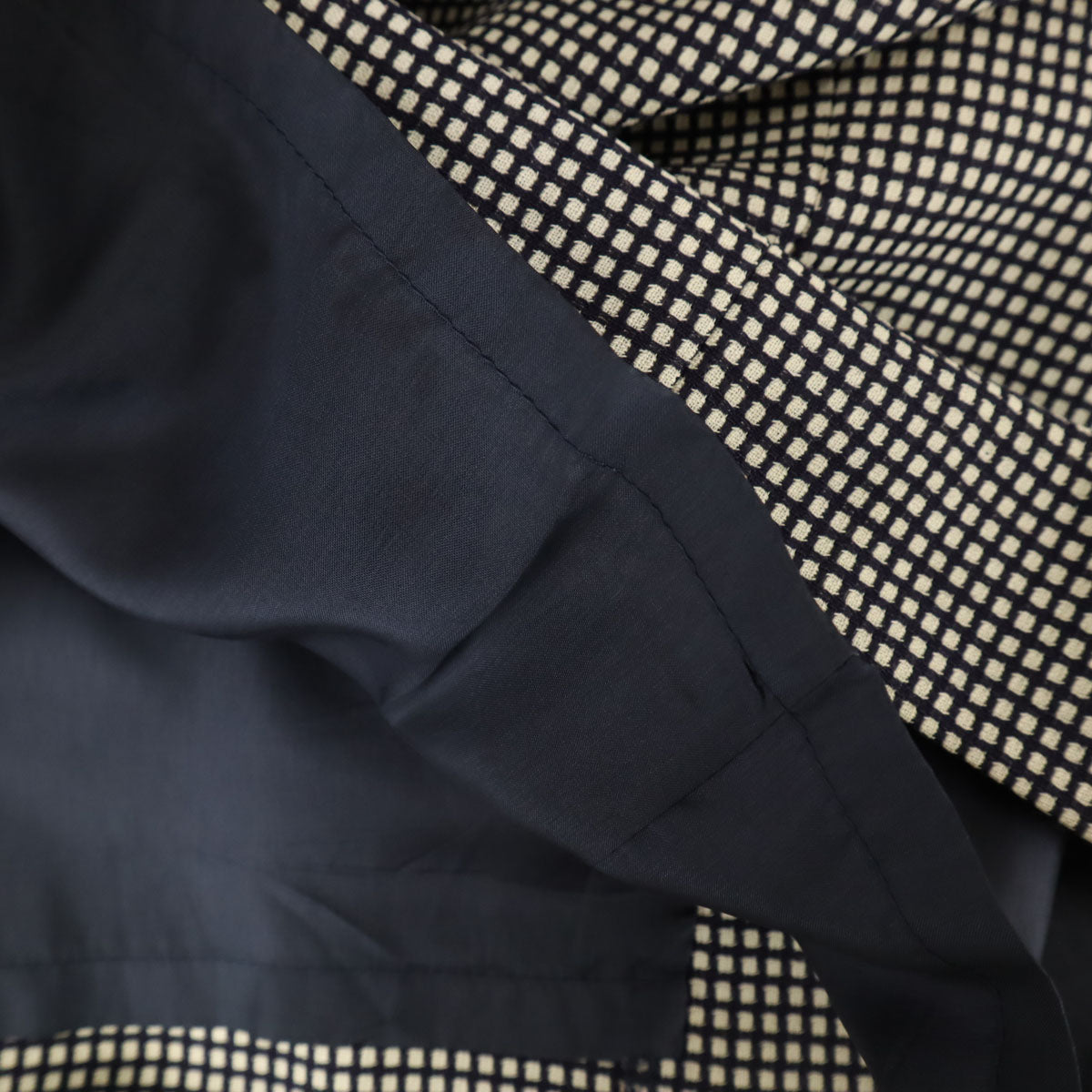 JAEGER イエーガー チェック スカートスーツ 上下 セットアップ USA8/6 ブラック系 レディース