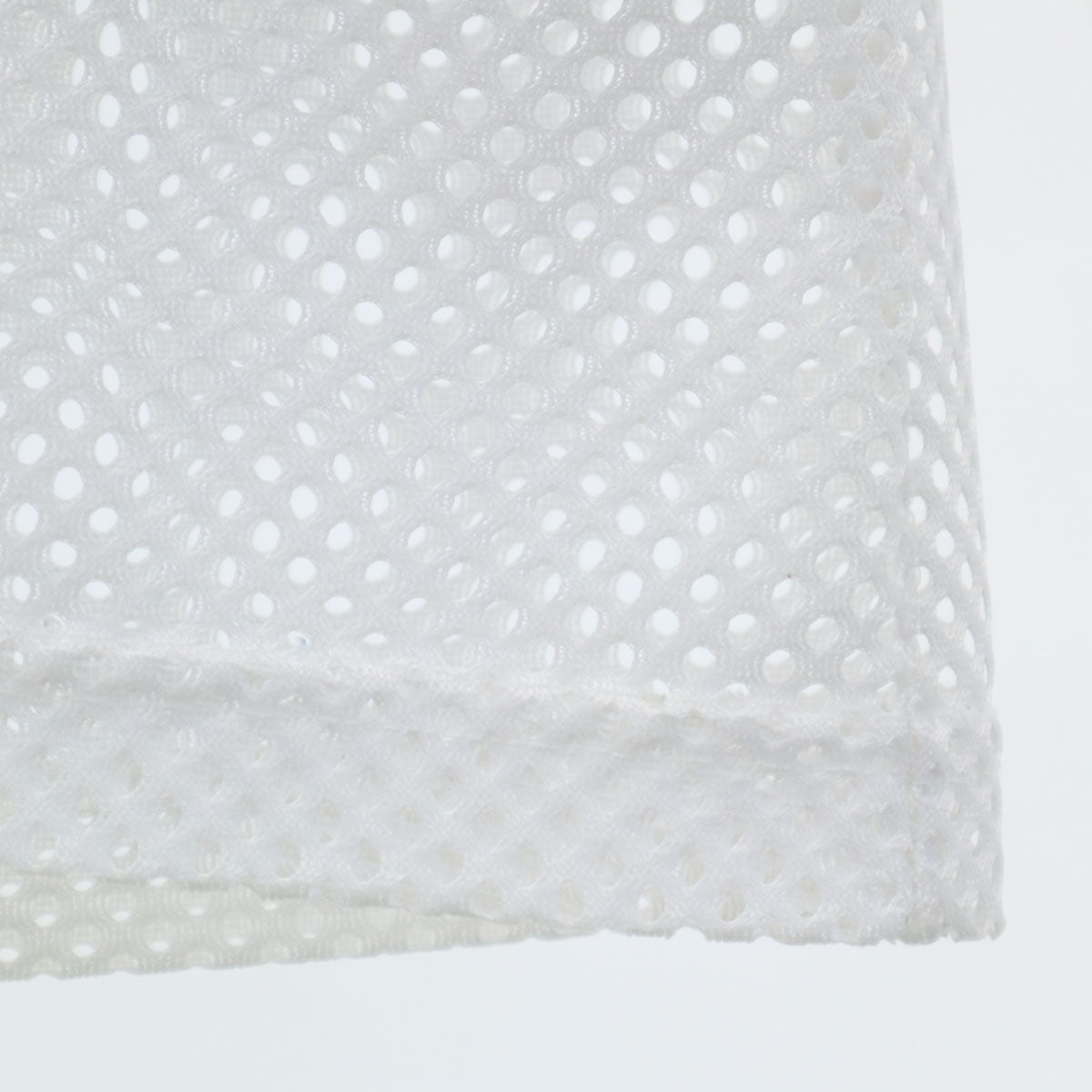 OLD オールド 90s USA製 7分袖 メッシュ ピステ L ホワイト トップス メンズ