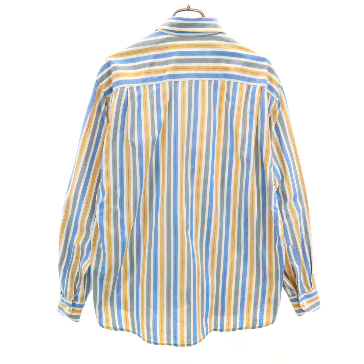 MISSONI SPORT ミッソーニスポーツ イタリア製 ストライプ柄 長袖 コットンシャツ L マルチ メンズ