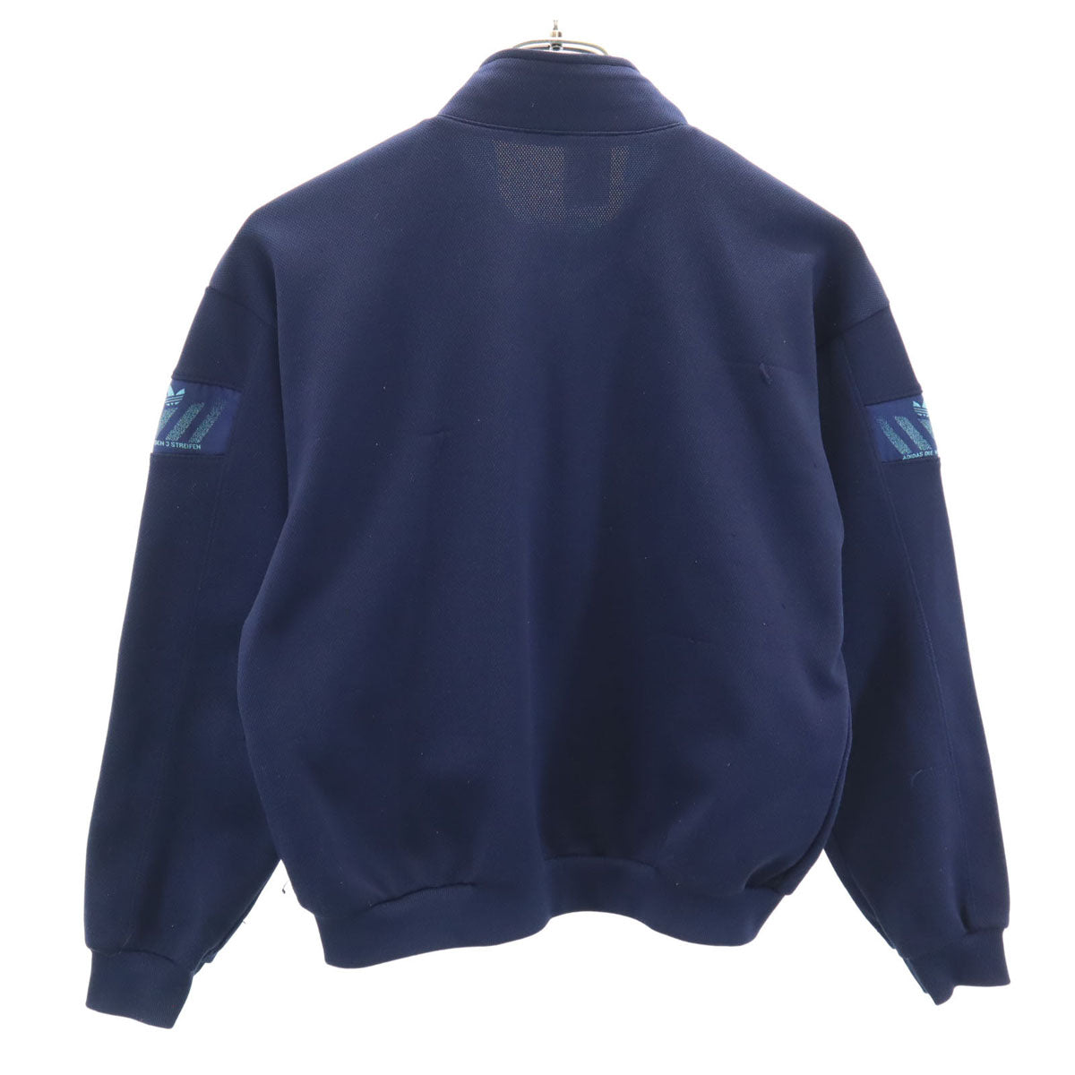 adidas アディダス 80s デサント製 ヴィンテージ トレフォイルロゴ トラックジャケット 160 ネイビー ジャージ キッズ