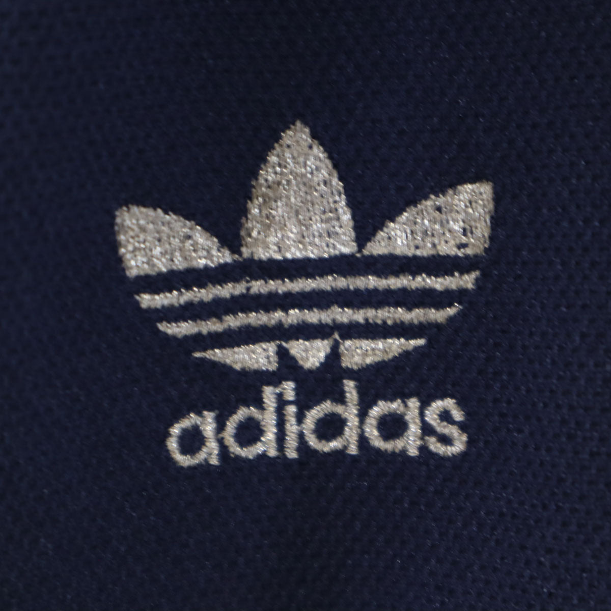 adidas アディダス 80s デサント製 ヴィンテージ トレフォイルロゴ トラックジャケット 160 ネイビー ジャージ キッズ