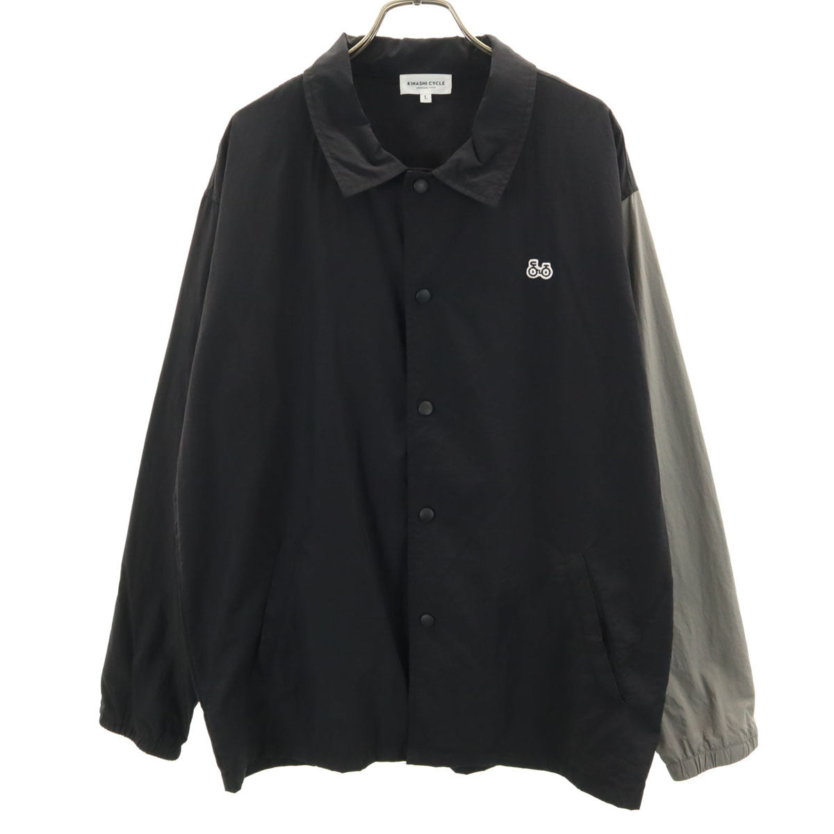 キナシサイクル ナイロンジャケット L ブラック メンズ