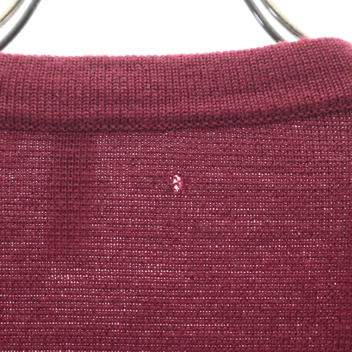 CELINE セリーヌ 80s 90s イタリア製 ウールブレンド オールド 長袖 カーディガン 上下 セットアップ 38 バーガンディ レディース