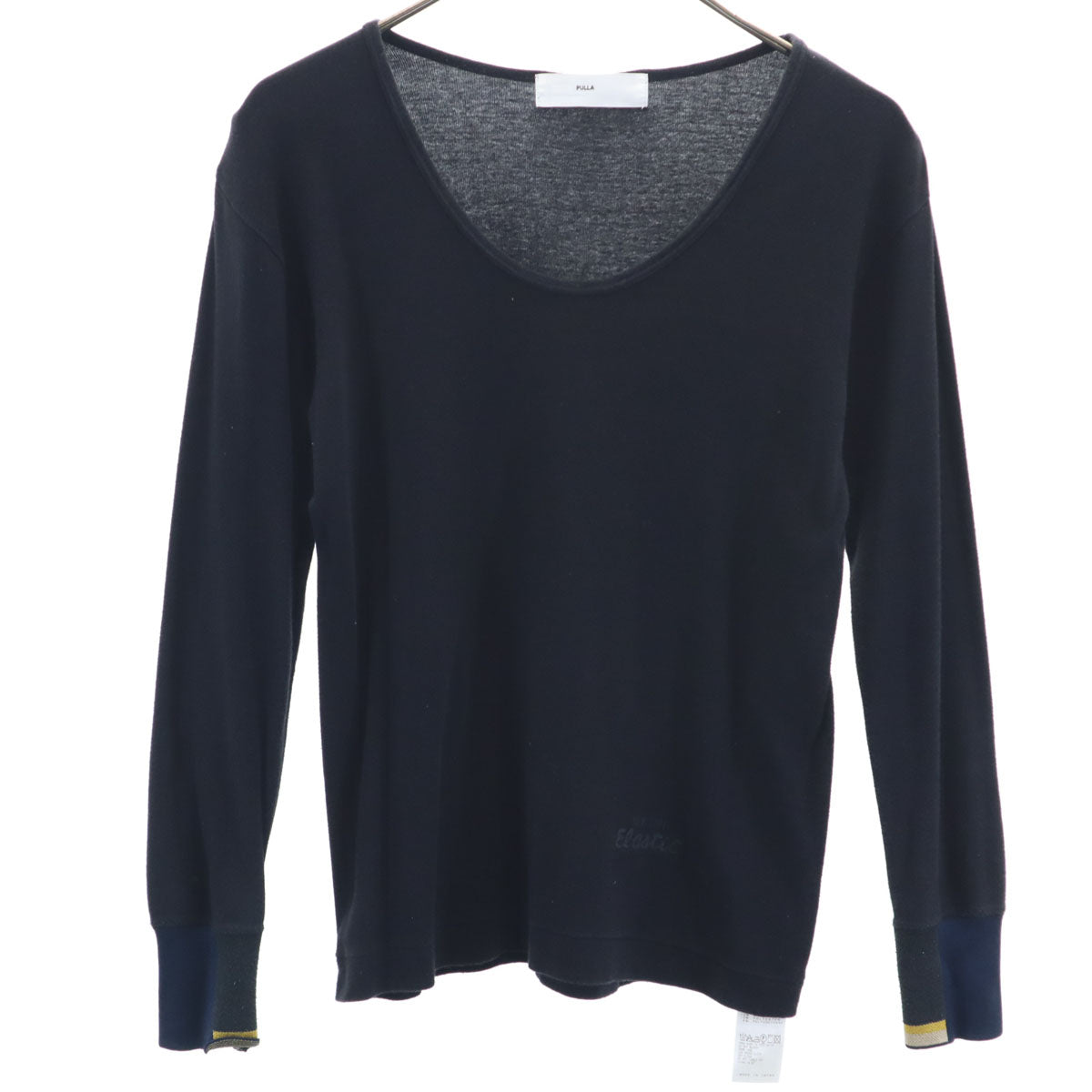 TOGA PULLA トーガプルラ 日本製 長袖 カットソー ONE ブラック レディース