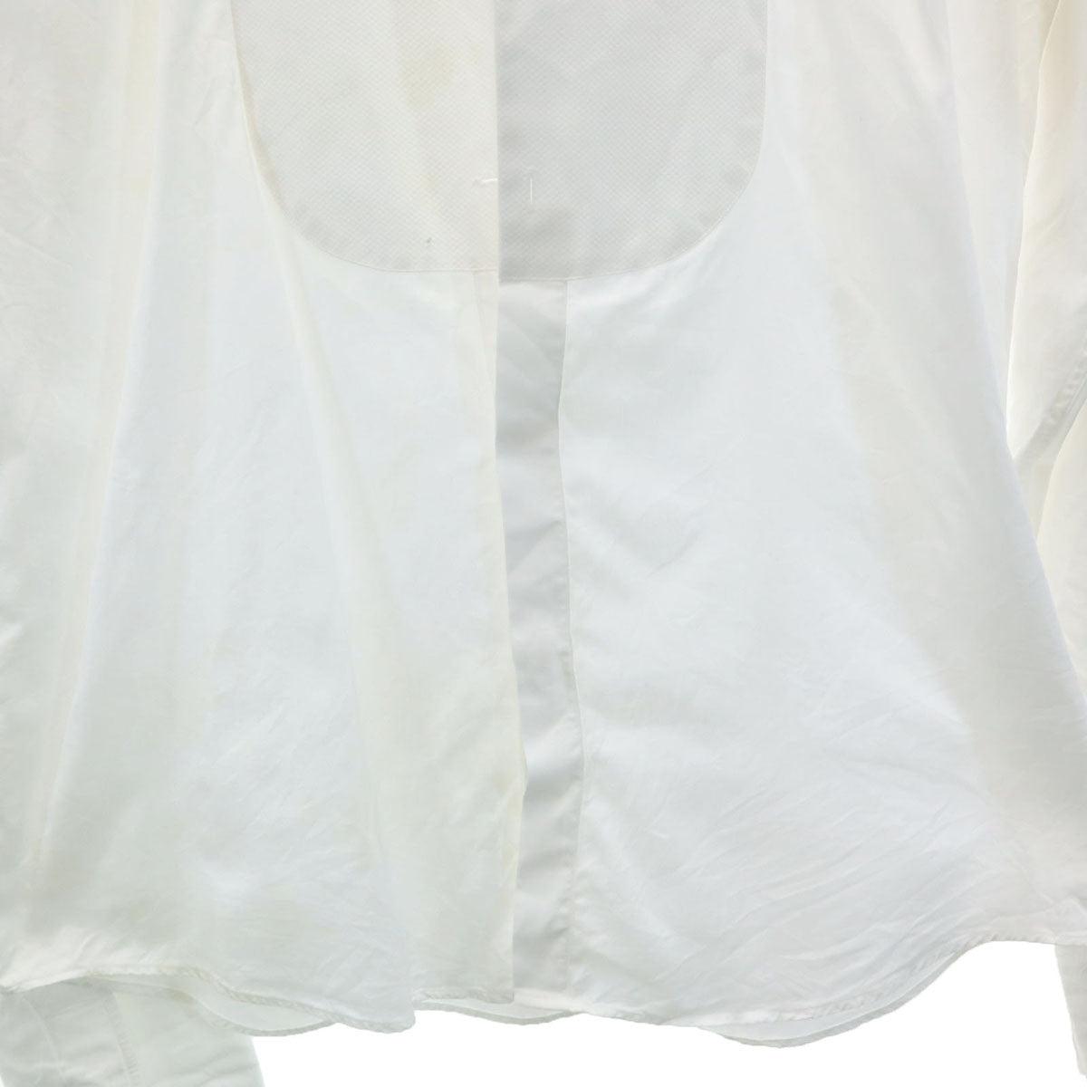 GUCCI グッチ イタリア製 長袖 コットンシャツ 42 ホワイト メンズ