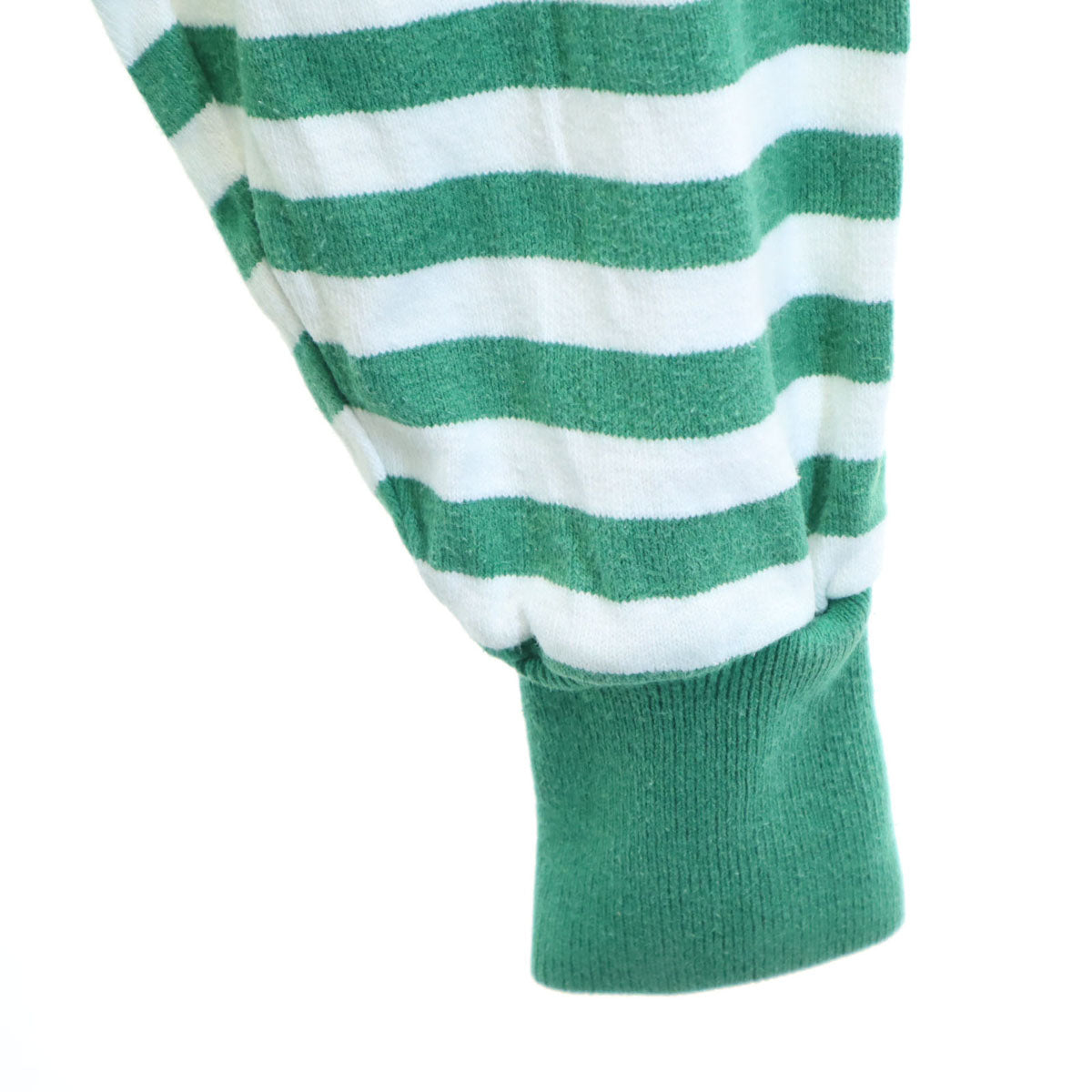 LANDS' END ランズエンド 80s ヴィンテージ ボーダー柄 長袖 ラガーシャツ XL メンズ